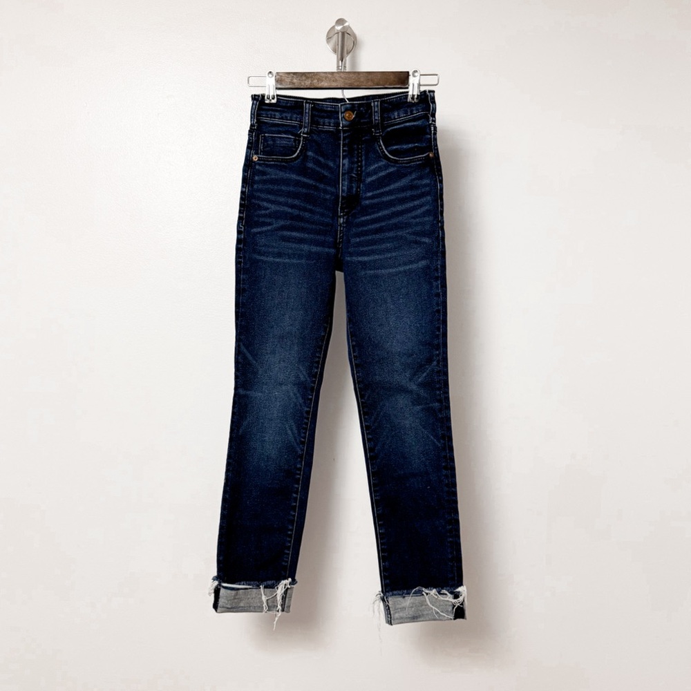 Anthropologie Pilcro And The Letterpress High Rise Cigarette Ankle Denim Jeansl